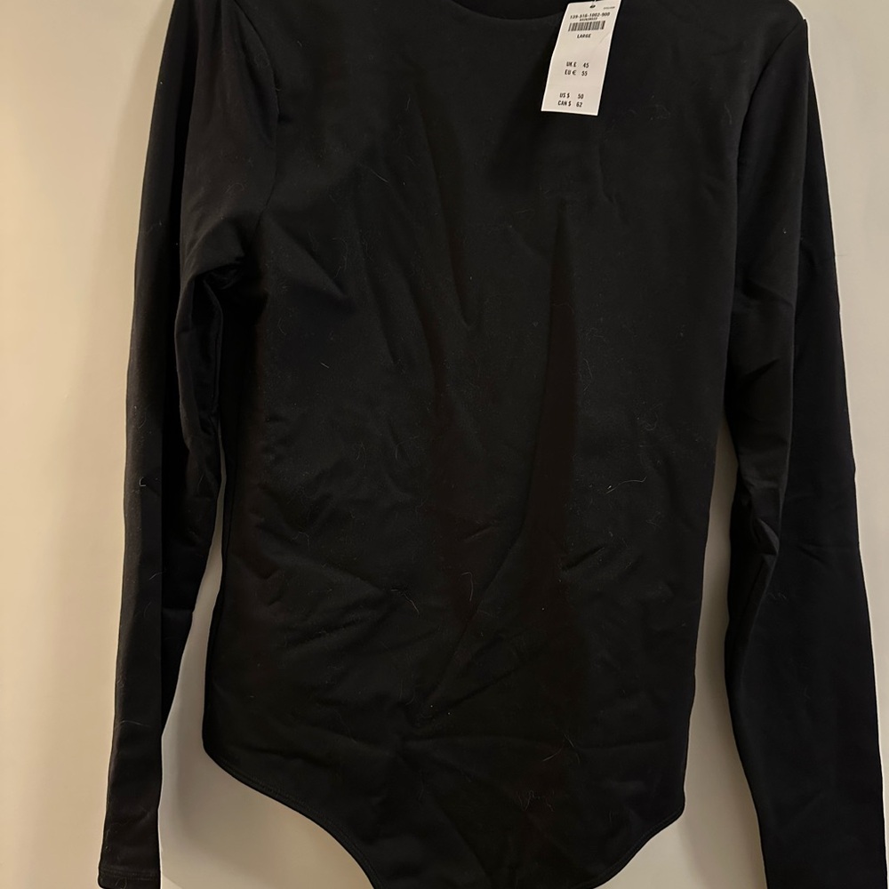 Abercrombie and Fitch NWT Women’s Black Long Sleeve Bodysuit